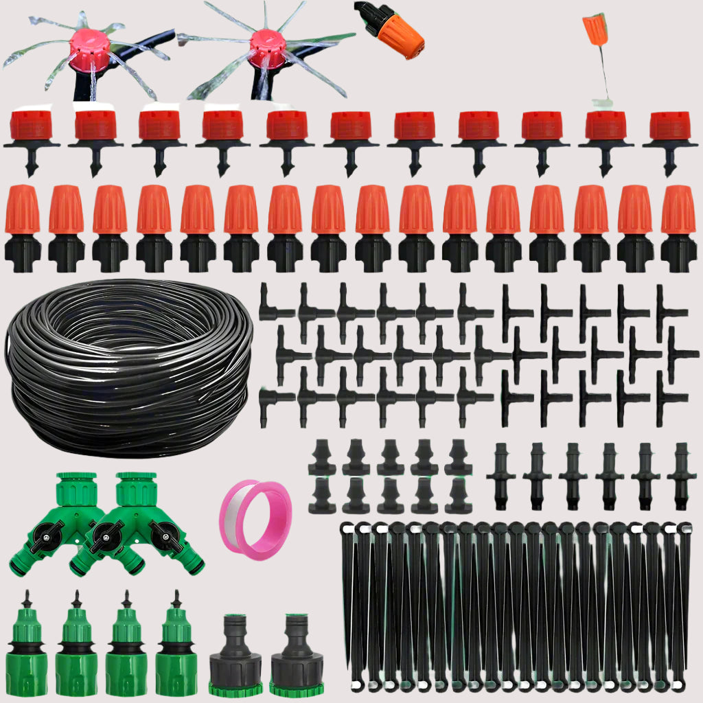 Piezas del sistema de riego 